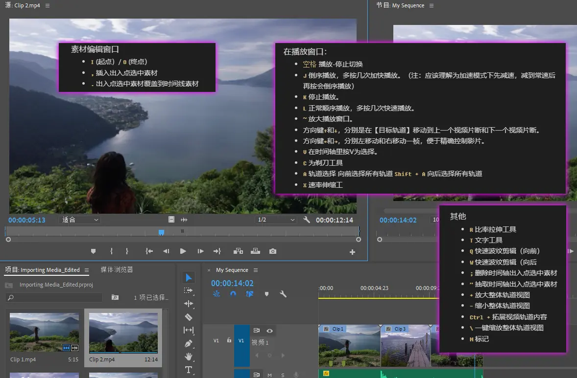 Adobe Premiere Pro 常用快捷键.webp